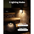 Miniatyrbillede 4 af 5: Udendørs Solcellelys, Udendørs LED Solcellelys 2 Tilstande & IP65, ZQKLA
