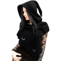 Miniatyrbilde 1 av 5: Rabatt Hexehatt for Kvinner Fleece Varmt Hetteskjerf Hallow,ZQKLA