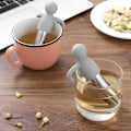 Miniatyrbillede 4 af 7: 2 Stk. Te-infuser i rustfrit stål og silikone, Sød silikone, ZQKLA