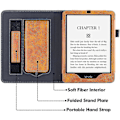 Pikkukuva 4 / 5: Luova kotelo jalustalla, yhteensopiva 6,8 tuuman Kindle Paperwhite 11. sukupolven 2021 kanssa Brown Gray