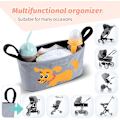 Miniatyrbillede 4 af 5: (Hunde.) Klapvogn og Barnevogn Opbevaringstaske Ble Organizer Mater, ZQKLA
