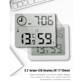 Miniatyrbillede 3 af 5: Digital Termometer/Hygrometer Stor 3.2” LCD Skærm Indendørs, ZQKLA