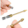 Miniatyrbillede 5 af 5: 6 stk. Hex Glasbor Til Bor Maskine med Keramisk Titan C,ZQKLA