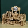 3D Træpuslespil Santas Fabrik Model Kits, Hjernepuslespil an,ZQKLA