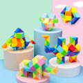 Miniatyrbilde 5 av 5: 1 stk Slange Fidget Leke Terning Twist Puslespill 24 Kiler, Stor Størrelse Rai