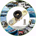 Miniatyrbild 4 av 5: Brytare Elektrisk Strömbrytare Terminal Bilbatteri Brytare 6v 12v 24v För Bil Lastbil Båt Motorcykel Husbil Auto C