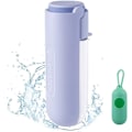 Pikkukuva 1 / 5: Kannettava koiran juomapullo (violetti), 420 ml koiran juomapullo Pe, ZQKLA
