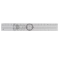 Miniatyrbilde 2 av 7: Profesjonell 360 graders multi-linjal ryggvinkelgoniometer, ZQKLA