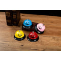 Miniatyrbillede 5 af 5: Kaldestang, 8,5 cm i diameter, Metal Klok, Blå Smiley Ansigt, ZQKLA