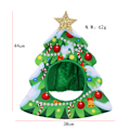 Miniatyrbillede 2 af 5: Juletræ Hat med Pynt, Sjov Julehat, Nov,ZQKLA