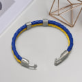 Miniatyrbilde 5 av 5: 2 stk Enkle og fasjonable flerlags vevde lær armbånd, ZQKLA