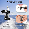 Miniatyrbilde 2 av 5: 6 stk. Utløserklemmer for Outrigger, Utløserklemmer for Downrigger med Justerbar Spenning, Planer Board-klemmer, Downrigger Fiskesett
