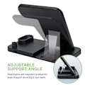 Miniatyrbillede 3 af 5: 4 i 1 Trådløs Oplader, Dockingstation til Apple Watch/AirPods/