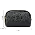 Miniatyrbillede 3 af 5: Lille Makeup Taske i Læder - 18 x 13 x 5 cm (B x H x D), ZQKLA