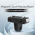 Miniatyrbild 4 av 5: AMAGISN Magnetisk Snabbfäste Adapter för Insta360 Ace Pro/Ace Action Plast Kameramontering