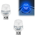 Miniatyrbilde 7 av 7: USB Nattlamper, USB Atmosfære Lyssett, 2 stk USB LED, ZQKLA