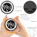 Miniatyrbillede 7 af 7: Rotary timer stor skærm elektronisk tidsregistreringsalarm c,ZQKLA
