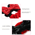 Miniatyrbillede 4 af 7: 4 stk. Fløjlsmusøre Scrunchies Glimtende Sequins Sløjfer Scrunch, ZQKLA