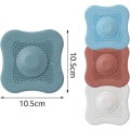 Miniatyrbillede 2 af 5: 4 Køkkenvask Propper, Universal Silikon Badekar Prop Filter Prop