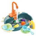 Miniatyrbild 1 av 6: Barnens Mini Köksleksak Diskbänk Simulering Elektrisk Cirkulation, ZQKLA