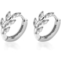 Miniatyrbilde 1 av 3: Små Hoop Øredobber for Kvinner Jenter Cubic Zirconia Cluster L,ZQKLA