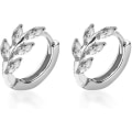Miniatyrbillede 1 af 3: Små Hoop Øreringe til Kvinder Piger Cubic Zirconia Cluster L,ZQKLA