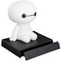 Miniatyrbillede 1 af 7: Sød Baymax Dukke Der Ryster Hovedet Med Base & 360 Graders Rotation, ZQKLA