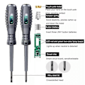 Pikkukuva 4 / 5: 2-in-1 Korkean Vääntömomentin Vahva Magneettinen Ruuvimeisseli Sähköntunnistin Common screwdriver