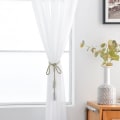 Miniatyrbild 5 av 7: Enkla Rod Pocket Sheer Voile Gardinpaneler Vita 1 P,ZQKLA