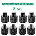 Miniatyrbilde 7 av 7: 8 stk. Adapter Skrue, 1/4 Hann til 3/8 Hunn og 3/8 Hann, ZQKLA