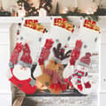 Nyaste Julstrumpor 3-pack, 49 cm Stor Julstrumpa, ZQKLA