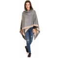 Miniatyrbillede 3 af 5: Dame Sjal Wrap Poncho Ruana Cape Cardigan Sweater Åben F,ZQKLA