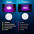 Miniatyrbillede 2 af 5: Undervands LED-lys, 16 farver undervandslys, 13 LED-perler