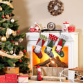 Miniatyrbilde 3 av 7: Julestrømpe 3-pakning, 3D Nisser Santa Julestrømpe, ZQKLA