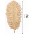 Miniatyrbilde 3 av 5: 24 stk Naturlige Hvite Stråsefjer 10-12 tommer (25-30 cm) til Bryllup