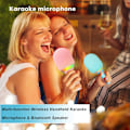 Miniatyrbillede 4 af 5: Karaoke Højttalere Bluetooth med Mikrofon, Karaoke Maskine f,ZQKLA
