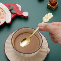 Miniatyrbilde 5 av 5: 4 stk. rustfrie kaffeskjeer, espressoskjeer, jul