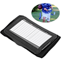 Miniatyrbillede 4 af 5: Fodbold Håndleds Playbook, Fodbold Play Håndledsband Foldbar Transparent Dæksel, Træner Fodbold Kort Holder Håndledsband Notesblok Til Forskellige Sportsgrene