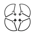 Miniatyrbild 1 av 5: 4st Propellers Bladskyddsring Skydd för DJI Mavic Mini 2/Mini SE Snabbkoppling Propellerskydd Skyddskit Drönare Ac