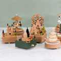Miniatyrbillede 3 af 4: Træ Musikboks Gave - Juletræ
