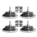 Miniatyrbillede 1 af 5: 4 STK Billard-/Poolbord Benjusteringsfødder 5 Tommer Metal Spillebord Benjusteringsfødder Kraftige Justeringsfødder til Poolbord