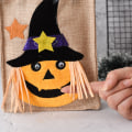 Miniatyrbillede 7 af 7: 4 stk Halloween Gavepose Ikke-vævet Totepose Slikpose Græskarpose, ZQKLA