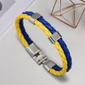 Miniatyrbilde 2 av 5: 2 stk Enkle og fasjonable flerlags vevde lær armbånd, ZQKLA