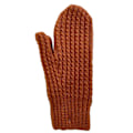 Miniatyrbillede 1 af 5: Vinter Hæklede Handsker Fuld Finger Strikkede Votter Ensfarvede Varme Handsker Caramel colour