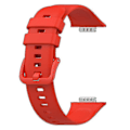 Miniatyrbillede 3 af 5: Silikone urrem til Huawei Watch Fit 2, vandtæt udskiftningsarmbånd Red, Red Style H Huawei Watch Fit 2