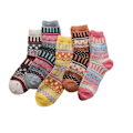 Miniatyrbild 1 av 7: 5 Par Damsockor Vinter Ull Varma Tjocka Crew Fuzzy Sock f,ZQKLA