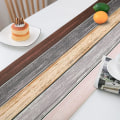 Miniatyrbilde 5 av 7: Moderne grå bordløper, linbordløper for spisebord, ZQKLA