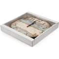 Miniatyrbild 5 av 5: Hem 30cm Vintage Rustik Väggklocka, Tyst Träurtavla Tid, ZQKLA
