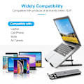 Miniatyrbillede 7 af 7: Laptop Stativ, Laptop Stativ med 6 Justerbare Niveauer, Laptop ,ZQKLA