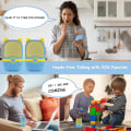 Miniatyrbilde 5 av 6: Walkie Talkies for Kids Ladbare 2-pak, Leke for 3 4 5, ZQKLA